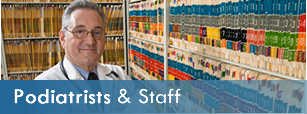Podiatrist and Staff entry point